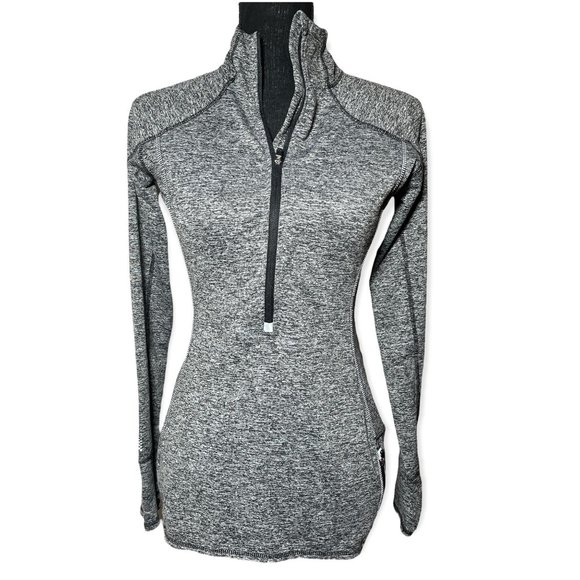 Athleta Jackets & Blazers - Athleta Womens Gray ½ Zip long sleeve pullover XS